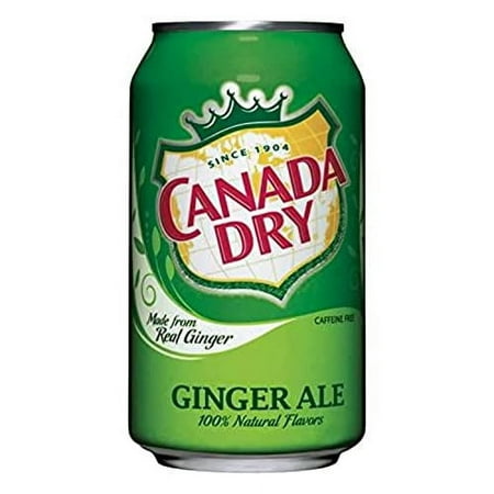 Canada Dry Ginger Ale 12 oz Cans (Pack of 18, Total of 216 Fl Oz)