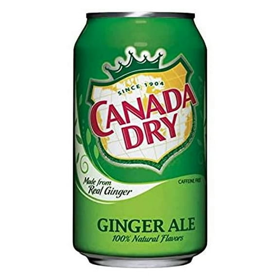Canada Dry Ginger Ale 12 oz Cans (Pack of 48, Total of 576 Fl Oz)