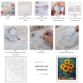 thumbnail image 3 of Paint By Numbers Kit for Adults Beginner - DIY Sunflower Art Supplies Still Life Canvas Painting Kits for Adults, Frameless Paint By Number for Adults for Home Wall Decor 16x20 Inch, 3 of 7