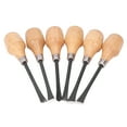 thumbnail image 1 of Premium Wood Carving Chisel Set with Ergonomic Beech Handle for Precision Crafting and Artistic Woodworking Projects, 1 of 6