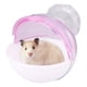 thumbnail image 1 of Goick Baño de hámster-Acrílico Pequeño Animal doméstico Jaula Baño Externo Inodoro Hamster Cobaya Baño Baño(Rosado), 1 of 5