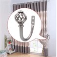 thumbnail image 3 of Retenciones de cortinas Ganchos Jaula Ganchos Jaula plateada Cortinas Cortinas Corbatas Cortinas de pared Cortinas decorativas, 3 of 5