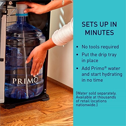 Open Box Primo Bottom Load Water Dispenser, Stainless Steel/Black 900130