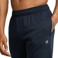 thumbnail image 3 of Champion Sweatpants, Powerblend, Fleece, Comfortable Relaxed-Bottom Pants for Men (Reg. or Big, Navy C Patch Logo, XX-Large Tall, 3 of 6