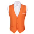 thumbnail image 3 of Chaleco S-5xl de 20 colores para hombre, chaleco de seda liso, rosa, azul, negro, rojo, Morado, blanco, caqui, ajustado, chaqueta sin mangas, Barry Wang, 3 of 5