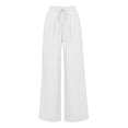 thumbnail image 7 of Plus Size Pants for Women Wide Leg High Waisted Casual Oversized Pants Women with Pockets S-3XL, 7 of 7
