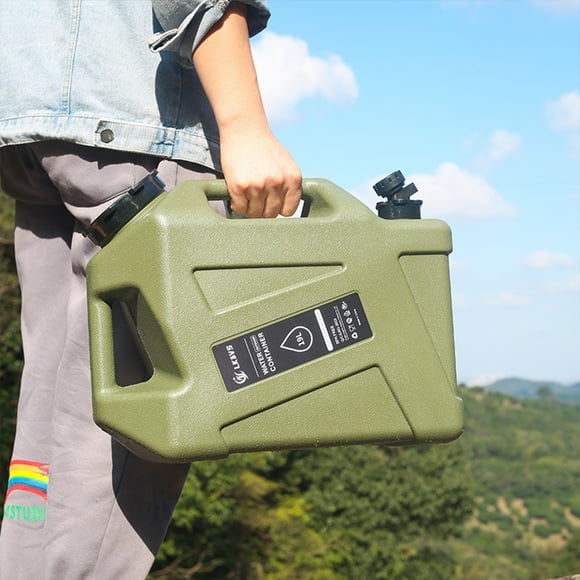 19L Jug de agua con spigot Water Storage Recipe de fuga a prueba de fugas para acampar senderismo