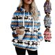 thumbnail image 2 of Sudadera Suelta Con Capucha, Sudadera Ligera A Juego Con Estampado Navideño Para Mujer Con Cordón Para El Ocio Diario, 2 of 6