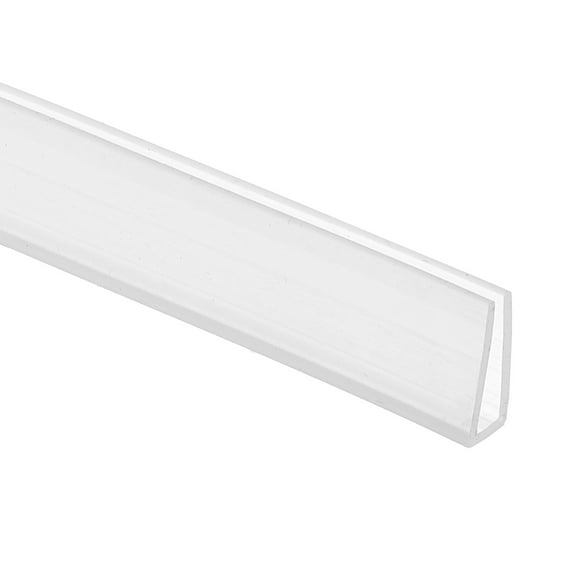 Uxcell U Channel Edging Trim, 13.1 ft Sheet Metal Edge Guard Protector Rubber Edge Trim Air Sealed Seal Strip for Panels Car Doors Steel Plates Hatches Table Corners,4.72"Wx0.39"Tx1.97"H ,Clear