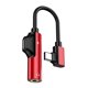 thumbnail image 2 of Adaptador De Conector De Auriculares PD USB-C 5x2 En 1 Para Auriculares Estéreo Auxiliares Rojo 5 piezas, 2 of 8