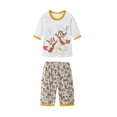 thumbnail image 1 of Conjunto de pijamas Elsa Disney, novedad de verano, ropa de dormir para niños, traje de manga tres cuartos de algodón transpirable, ropa de noche de 120cm Gao Jinjia LED, 1 of 2