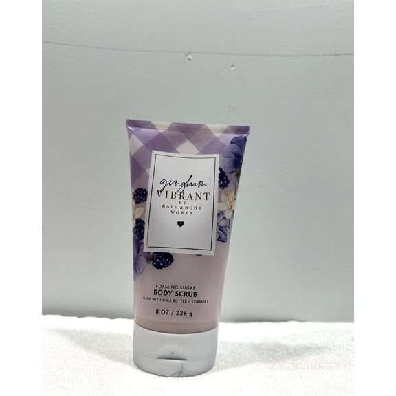 Bath & Body Works Gingham Vibrant Foaming Sugar Body Scrub 8 oz