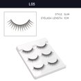 thumbnail image 2 of 3 Pairs Fiber Eyelash Handmade Winged Eyelashes Makeup Natural Long Thick False Eyelashes, 2 of 5