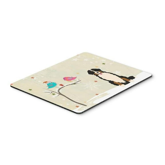 Carolines Treasures Christmas Presents Between Friends Bernese Mountain Dog Mouse Pad - Hot Pad or Trivet