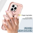 thumbnail image 4 of Nalacover For iPhone 14 Pro Slim Case,Luxury Hybrid Hard PC and TPU Rugged Bumper 3-In-1 Rotatable Magnetic Ring Kickstand Four Corner Guard Shockproof Anti-Scratch Back Phone Cover.Rosegold, 4 of 11