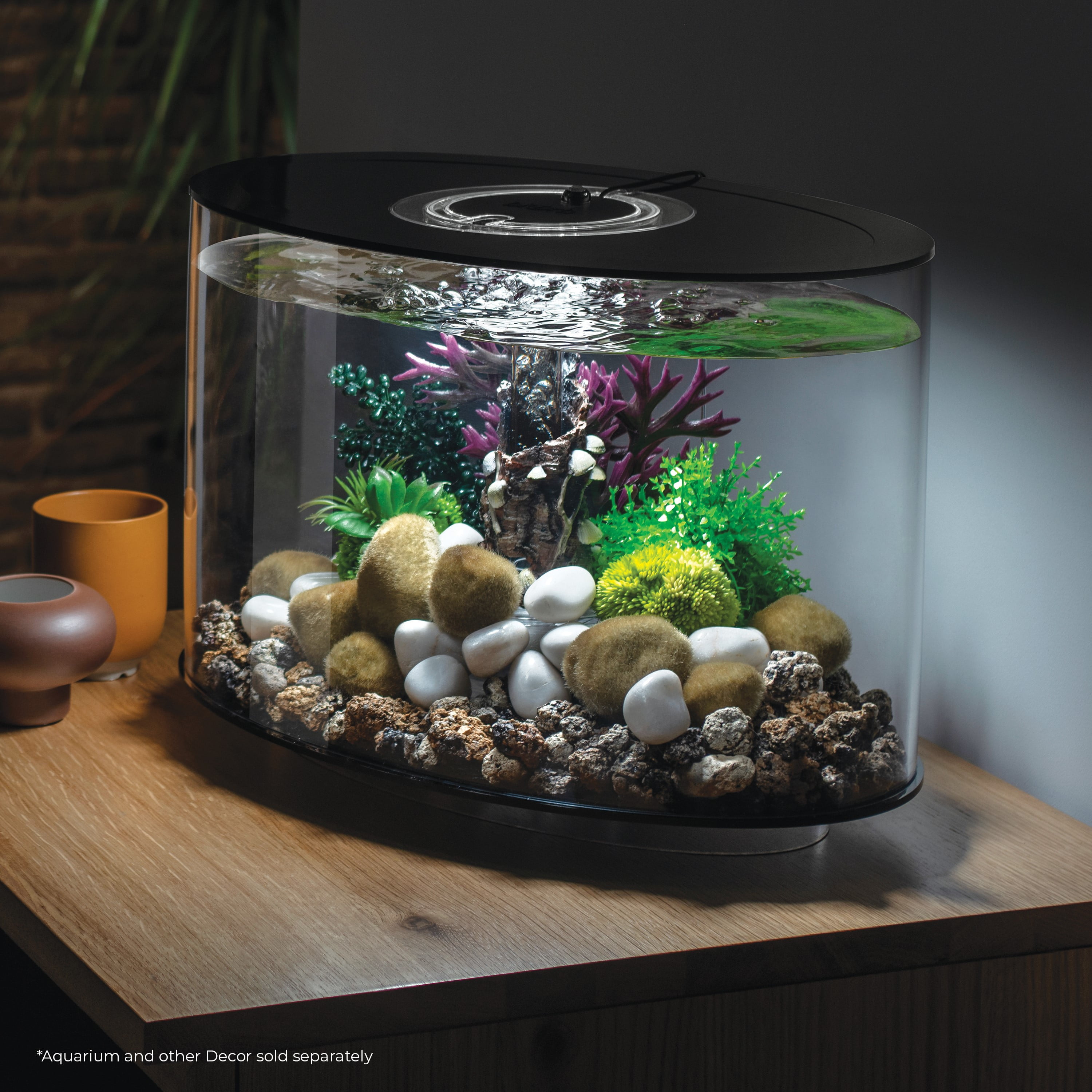 biOrb Green Coral Ball Set - Plastic Aquarium Plant Decoration