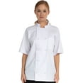 thumbnail image 4 of Hey Chef Unisex 10-Button Short Sleeve Chef Coat with Mesh Back, 4 of 6
