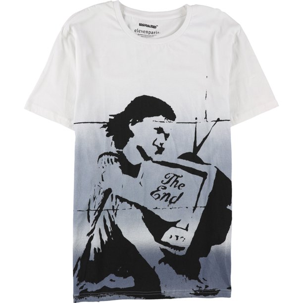 Camiseta gráfica Elevenparis The End Elevenparis Blanca L
