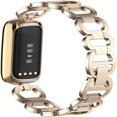 thumbnail image 2 of Compatible con Fitbit Luxe, pulsera de cadena de metal de repuesto para mujer, compatible con Fitbit Luxe Special Edition, accesorios para el monitor de actividad física y bienestar (plateado)., 2 of 6