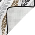 thumbnail image 4 of SKYSONIC Lightweight Carpet Mats Area Soft Rugs Floor Mat Rug Home Decoration for Kids Room Living Room 63 x 48 inches Geometric Leaves, 4 of 6