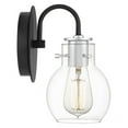thumbnail image 4 of ANW8601EK Quoizel Lighting Andrews - 1 Light Small Wall Sconce in Transitional style - 6 Inches wide by 9 Inches high-Earth Black Finish, 4 of 12