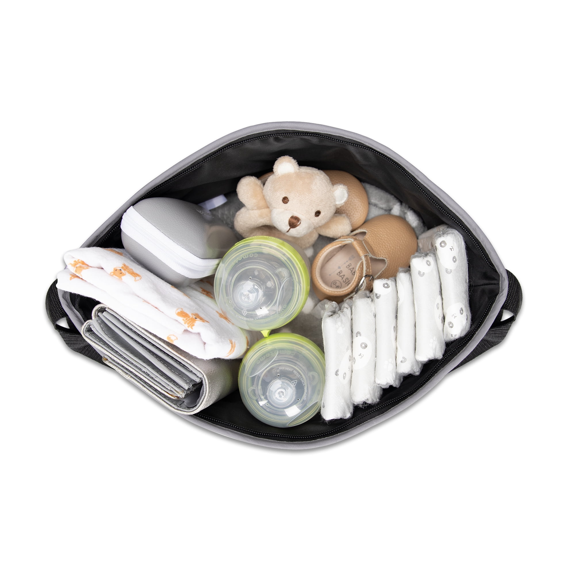 Baby Boom Ellis Unisex Tote Diaper Bag - Grey