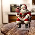 thumbnail image 4 of Santa Desktop Display Holiday Christmas Decorations For The Home And Office Pendant, 4 of 6