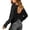 Black, variant on Long Sleeve Loose Fit Casual T Shirt Fashion Hollow Out Design Solid Color Streetwear Top Arrival Womens Compression Cold Gear Womens Turtleneck Long Sleeve Tops Womens Solid Tees Workout