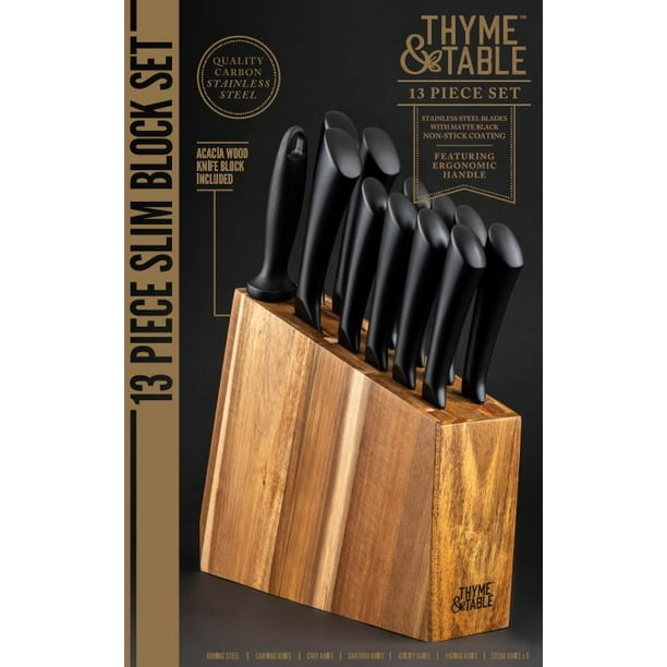 Thyme & Table 13PC Slim Block Knife Set