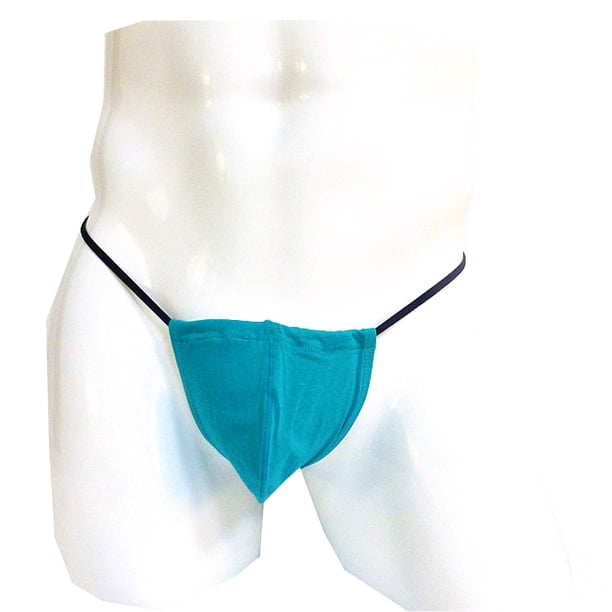 Tanga transpirable de cintura baja para hombre Calzoncillos sexy Tanga de algodón Pompotops qyievc5809