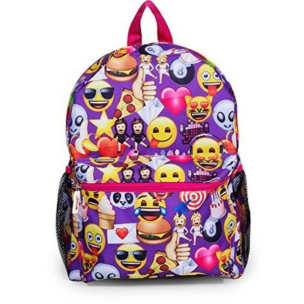 Emoji Emoji 16 Front Pocket School Backpack Kids