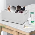 thumbnail image 3 of Caja resistente que contiene accesorios para el hogar, papelería, libros y ropa. Plegable. Gris, 3 of 7