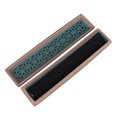 thumbnail image 2 of Quemador de incienso de ataúd de cerámica, alivia la presión, ahueca hacia fuera el quemador de caja de incienso Rectangular resistente al calor para meditación, 2 of 8