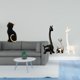 thumbnail image 2 of Estatua De Jirafa De Gato, Figura Decorativa De Cerámica De Resina, Adorno Coleccionable, Escultura De Animal, Centro De Mesa Creativo Moderno Para Entrada, Escritorio, Oficina, Estantería,, 2 of 8