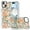 Delicate Orange White Florals, variant on For iPhone 15 Beautiful Magnetic Hybrid IMD Design Case - Red Cherries