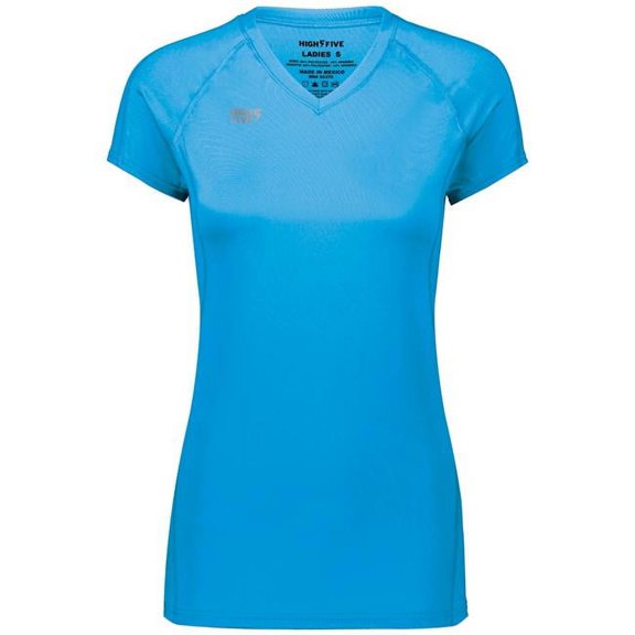 High Five 342222.812.XL Ladies Truhit Short Sleeve Jersey, Power Blue - Extra Large