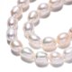 thumbnail image 4 of Natural Cultured Freshwater Pearl Beads Strands Rice Creamy White 8~9x6~7mm Hole: 0.7mm about 36~38pcs/strand 13.78 inch(35cm), 4 of 6