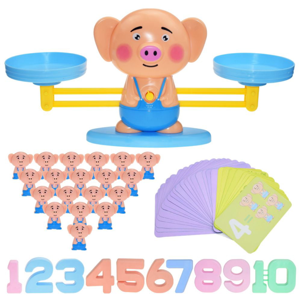Children's Early Education Monkey Digital Balancing Scale Toy Early Learning Gam 