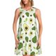 thumbnail image 1 of Disketp Green Avocado para Vestido sin Mangas para Mujeres, Vestidos de Verano para Mujeres, Casual y Holgado para la Playa, 1 of 7