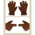 thumbnail image 4 of Guantes cálidos, guantes de invierno, guantes de piel de vacuno resistentes al frío, guantes de trabajo al aire libre, guantes gruesos resistentes a bajas temperaturas, guantes de esquí, marrón M oso de fresa Electrónica, 4 of 5