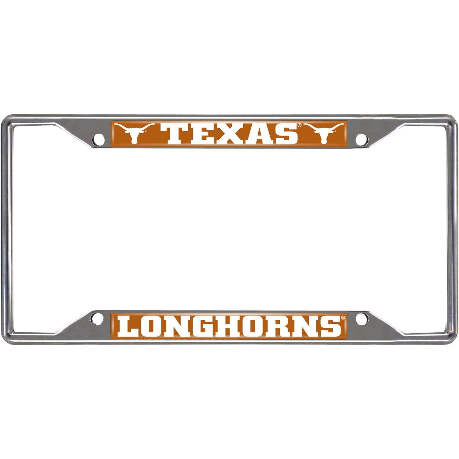 ORANGE TIGER ZEBRA PRINT CUSTOM PERSONALIZED WITH YOUR TEXT  License Plate Frame