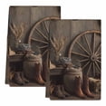 thumbnail image 2 of Western Vintage Kitchen Towels Set of 2, Country Cowboy Boots Cow Skulls Retro Absorbent Dish Towels for Kitchen, Microfiber Hand Towel, Quick Drying Tea Towel for Cleaning Decorative Dishcloths, 2 of 7