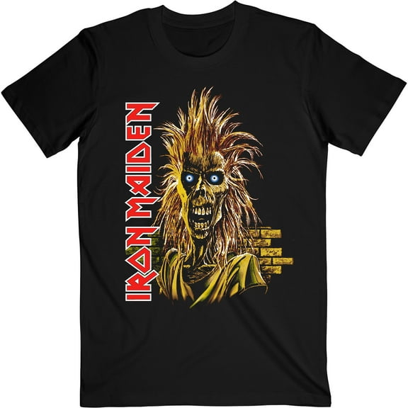 Men's Iron Maiden First Album 2 Slim Fit T-shirt Medium Black