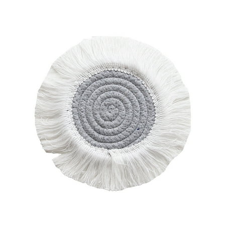 

Dtydtpe 14cm Cotton Insulation Mat Meal Mat Woven Anti Scalding Table Mat Bowl Mat Nordic Simple Pot Mat Cotton Insulation Mat Rustic Dining Room Table Set round Table Modern round Table Mats Set