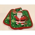thumbnail image 5 of Holiday Santa 5 Pc Kitchen Towel Set - Towels, Oven Mitt & Potholders - Nwt, 5 of 6