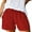 Red, variant on YOTMKGDO Linen Shorts for Women Casual Summer Shorts Plus Size High Waisted Loose Fit Drawstring Short Pants with Pockets, Linen Shorts (Red, L)