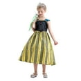 thumbnail image 5 of HAWEE Pincess Costume Qween Dress Gown Deluxe Green Snow Party Dress up for Girls with Accessories, 5 of 8