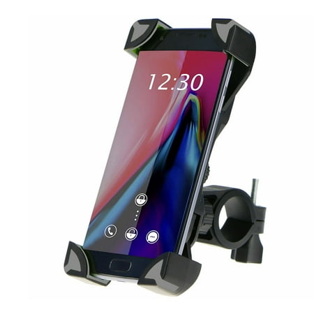 EEEKit Adjustable 360 Degree Rotation Universal Bike Bicycle Motorcycle Handlebar Mount Holder for Smartphone PDA and GPS (Best Smartphone Bike Mount)