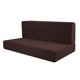 thumbnail image 1 of 2 fundas para asientos de RV, fundas de cojín, mesa de comedor extensible fácil de instalar para RV marrón oscuro, 1 of 8