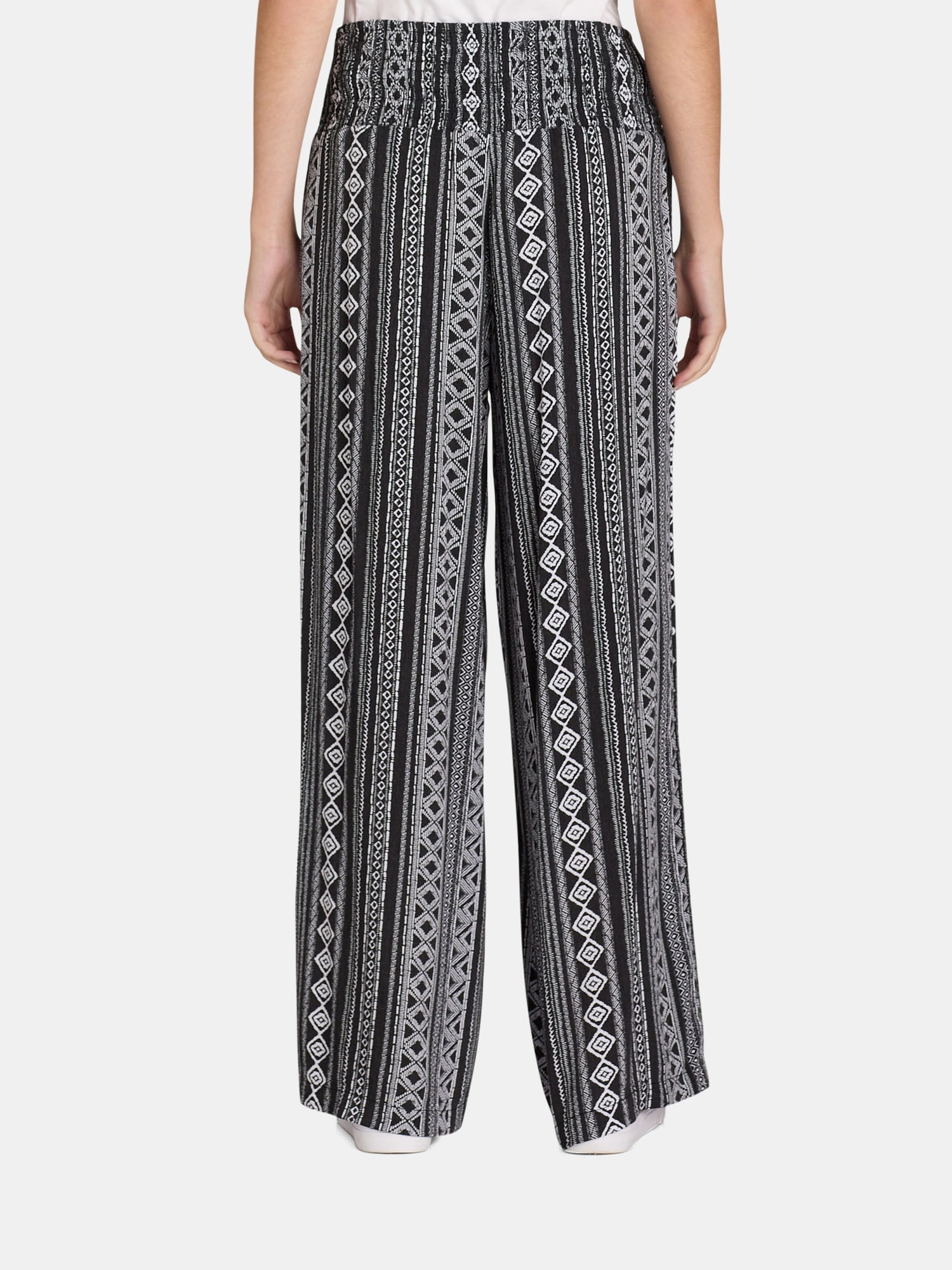 No Boundaries Wide Leg Pants, Women's and Women's Plus